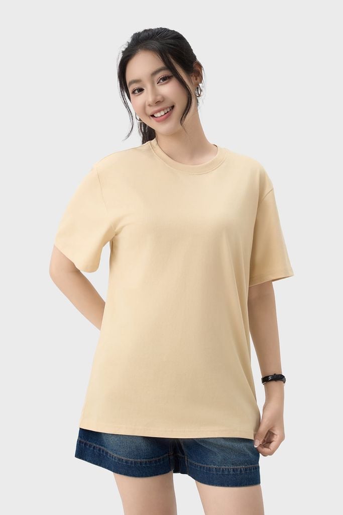 Áo Phông Unisex Tay Ngắn Form Suông - Chất Thun Mềm Mịn Thoáng Mát