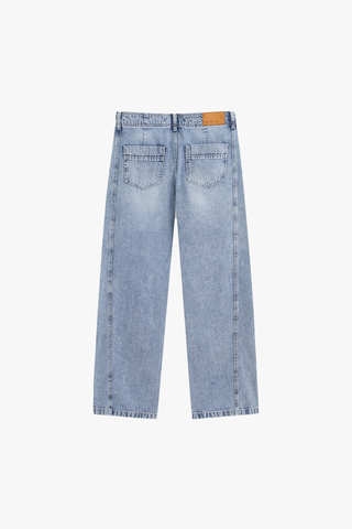 Quần Dài Jeans Nữ Dáng Suông