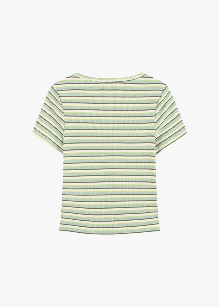 Áo Thun Nữ Cộc Tay Form Ôm Cổ Tròn - Chất Thun Tăm Co Giãn Tôn Dáng