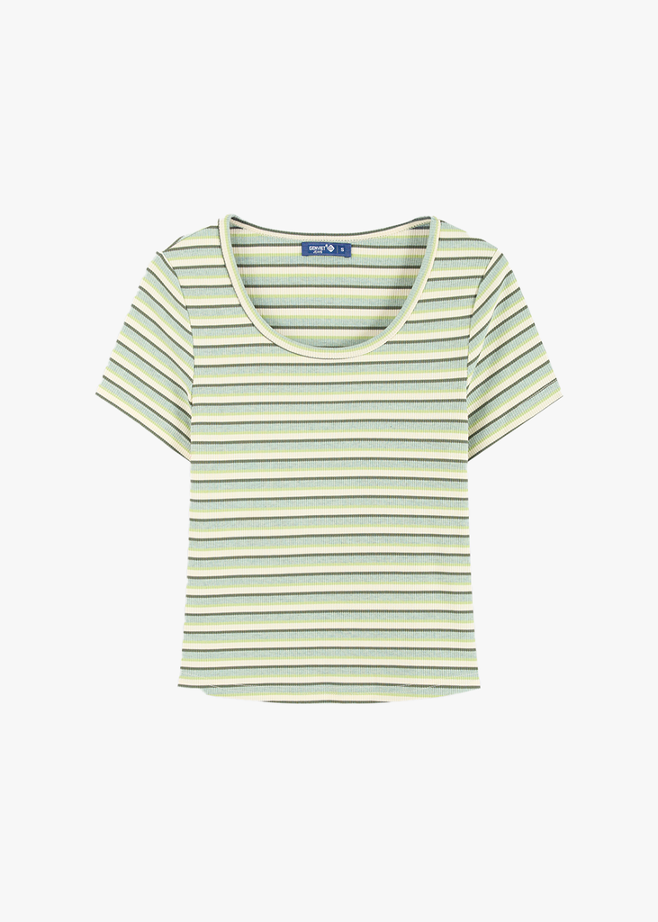 Áo Thun Nữ Cộc Tay Form Ôm Cổ Tròn - Chất Thun Tăm Co Giãn Tôn Dáng