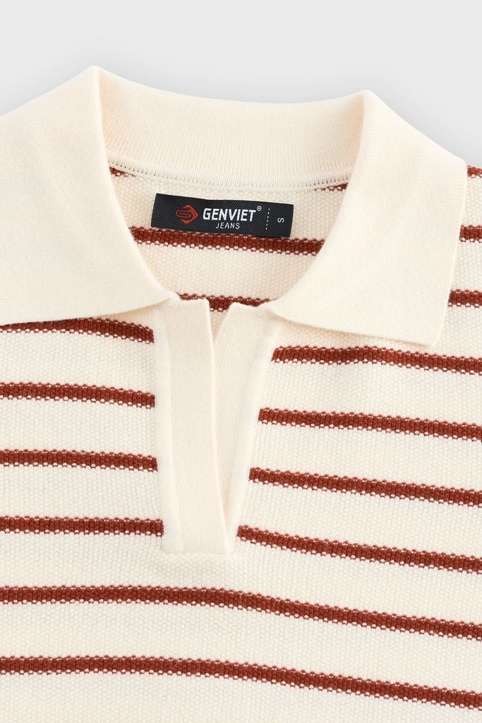 Áo Len Cộc Tay Nữ Cổ Polo Len Dệt Cotton Mềm Mát Cao Cấp - Trẻ Trung, Chuẩn Form Thanh Lịch
