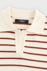 Áo Len Cộc Tay Nữ Cổ Polo Len Dệt Cotton Mềm Mát Cao Cấp - Trẻ Trung, Chuẩn Form Thanh Lịch