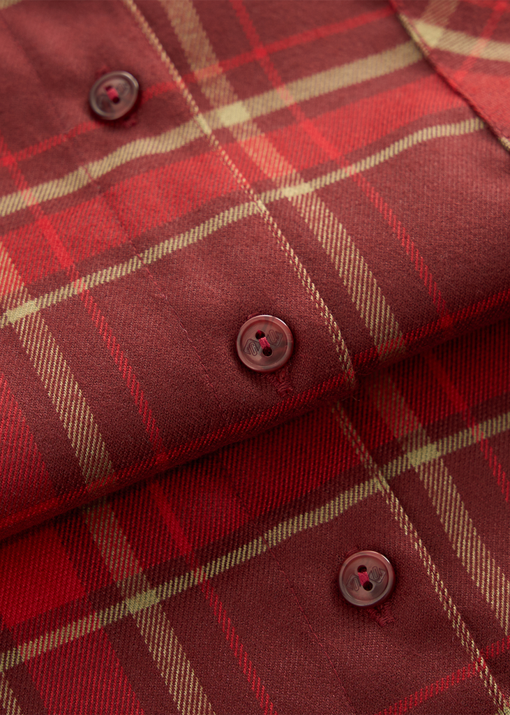 Áo Sơ Mi Nữ Kẻ Thô Dài Tay