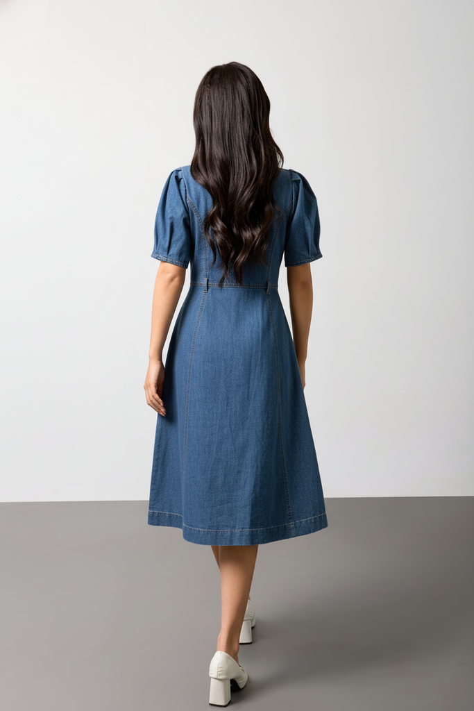 Đầm Jean Chữ A Nữ