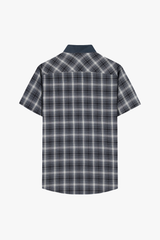 Áo Sơ Mi Nam Cộc Tay Kẻ Caro - Chất Vải Thô Trẻ Trung, Năng Động