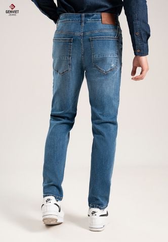 Quần Jeans Nam Ống Col Đứng