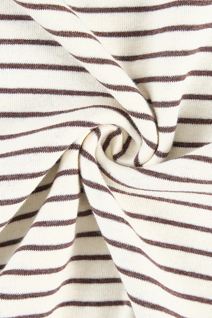 Áo Thun Sát Nách Nữ Kẻ Ngang Cổ Cao