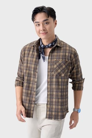 Áo Sơ Mi Dạ Kẻ Caro Nam – Phong Cách Retro Ấm Áp