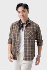 Áo Sơ Mi Dạ Kẻ Caro Nam – Phong Cách Retro Ấm Áp