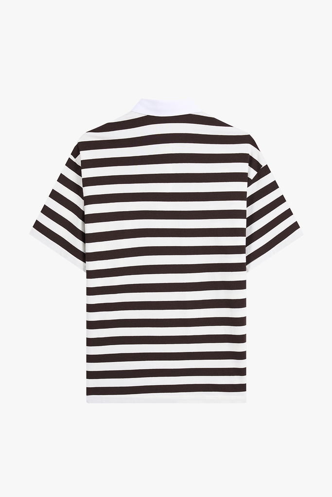 Áo Polo Croptop Kẻ Sọc Năng Động - Thiết Kế Cổ Phối Màu Thanh Lịch