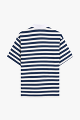 Áo Polo Croptop Kẻ Sọc Năng Động - Thiết Kế Cổ Phối Màu Thanh Lịch