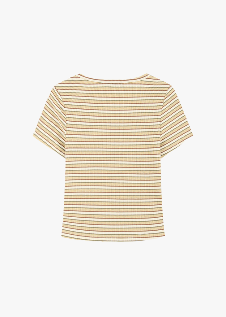 Áo Thun Nữ Cộc Tay Form Ôm Cổ Tròn - Chất Thun Tăm Co Giãn Tôn Dáng