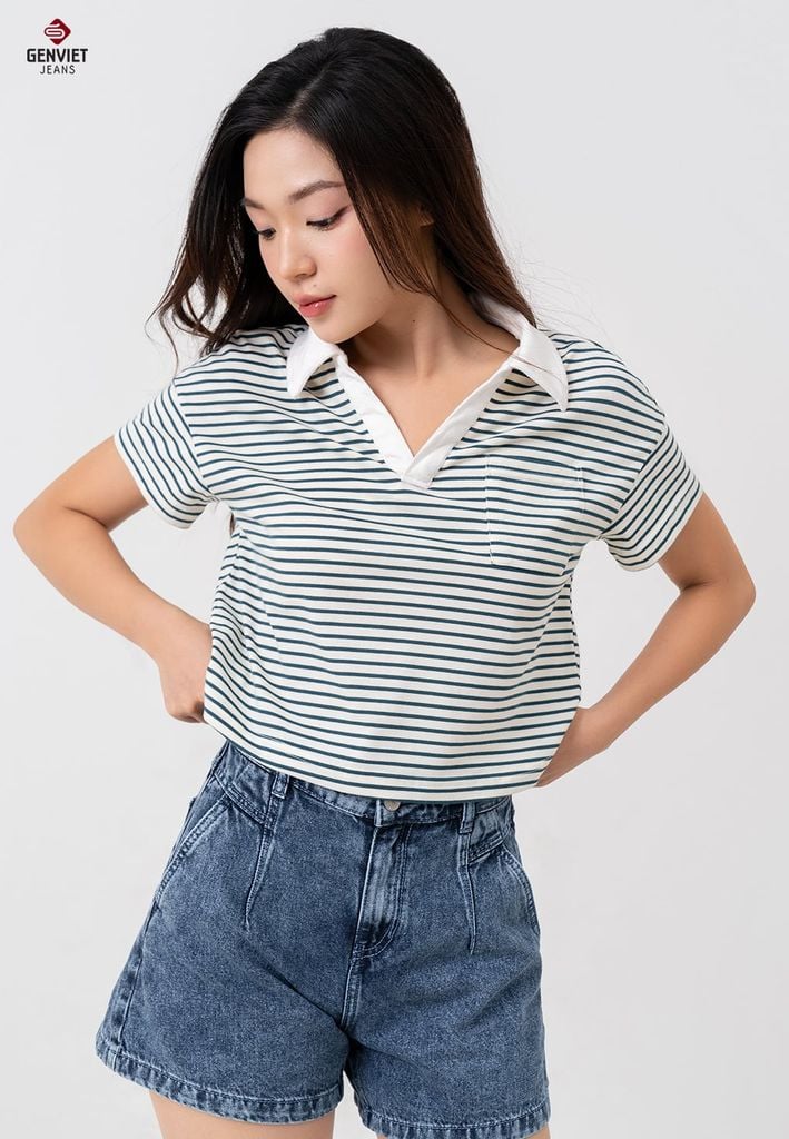 Áo Polo Cộc Tay Nữ