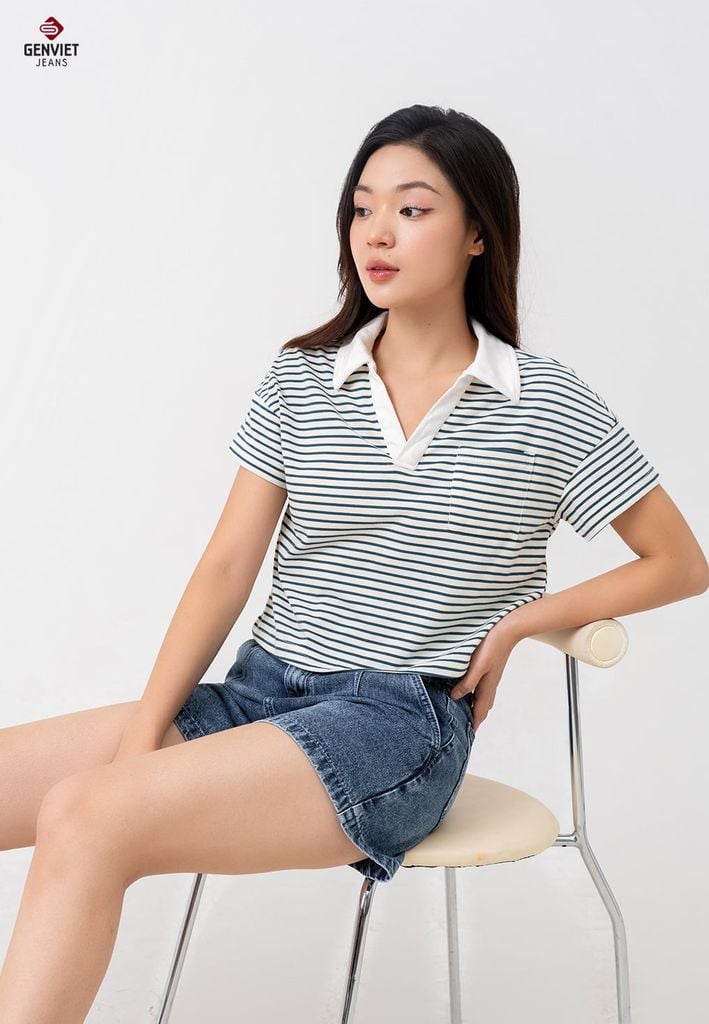 Áo Polo Cộc Tay Nữ