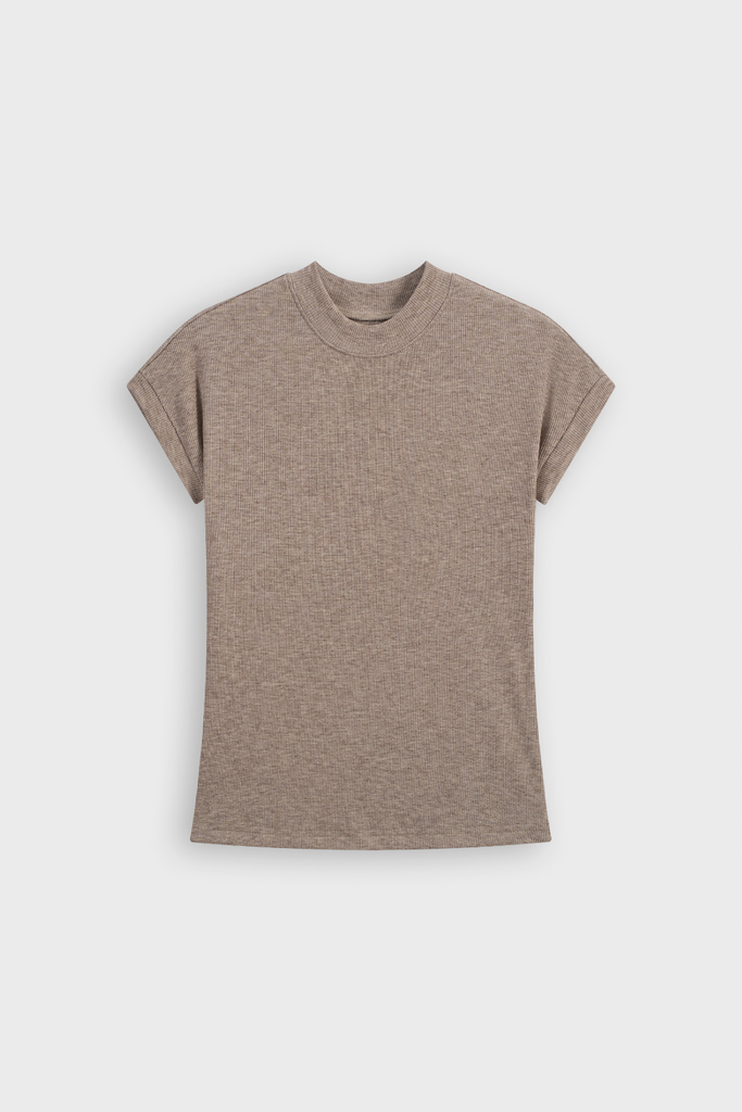 Áo Thun Nữ Tay Hến Slim-fit Thun Gân Cao Cấp - Tôn Dáng, Mềm Mát Tự Nhiên