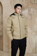 Áo Phao 3 Lớp Chần Bông Có Mũ Tháo Rời - Tay Bo Chun, Ấm Áp