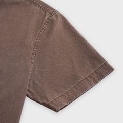 Áo Sơ Mi Nam Cộc Tay Phom Suông - Chất Liệu Thô Thoáng Mát, Trẻ Trung