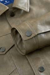 Áo Da Nam Cao Cấp - Khoác Da 2 Lớp