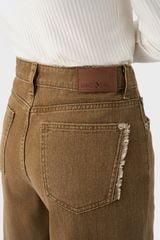 Quần Jean Nữ Dáng Suông Premium – Snow Wash Độc Bản