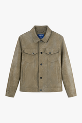 Áo Da Nam Cao Cấp - Khoác Da 2 Lớp