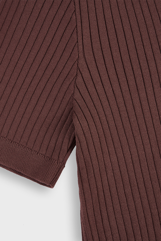 Áo Len Nam Cộc Tay Polo Knit - Slim-fit Trẻ Trung Lịch Lãm