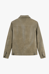 Áo Da Nam Cao Cấp - Khoác Da 2 Lớp