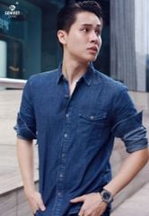 Áo Sơ Mi Jeans Dài Tay Nam