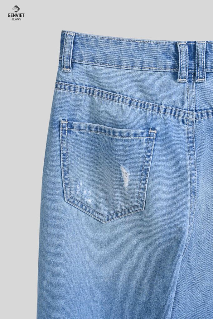 Quần Jeans Nữ Ống Suông
