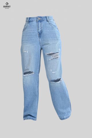Quần Jeans Nữ Ống Suông