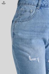 Quần Jeans Nữ Ống Suông