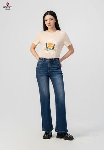 Quần Jeans Nữ Ống Vảy