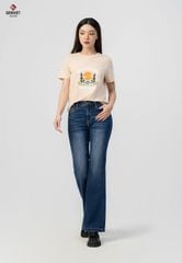 Quần Jeans Nữ Ống Vảy