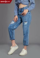 Quần Jeans Nữ Dáng Baggy