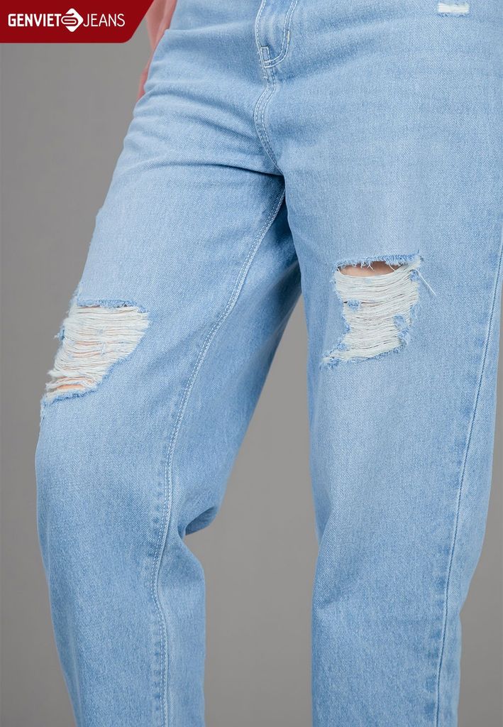 Quần Jeans Nữ Dáng Baggy