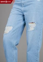 Quần Jeans Nữ Dáng Baggy