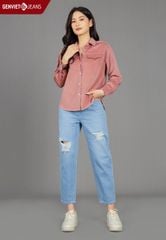 Quần Jeans Nữ Dáng Baggy