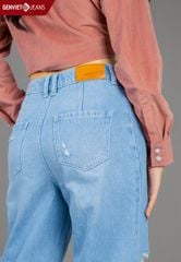 Quần Jeans Nữ Dáng Baggy