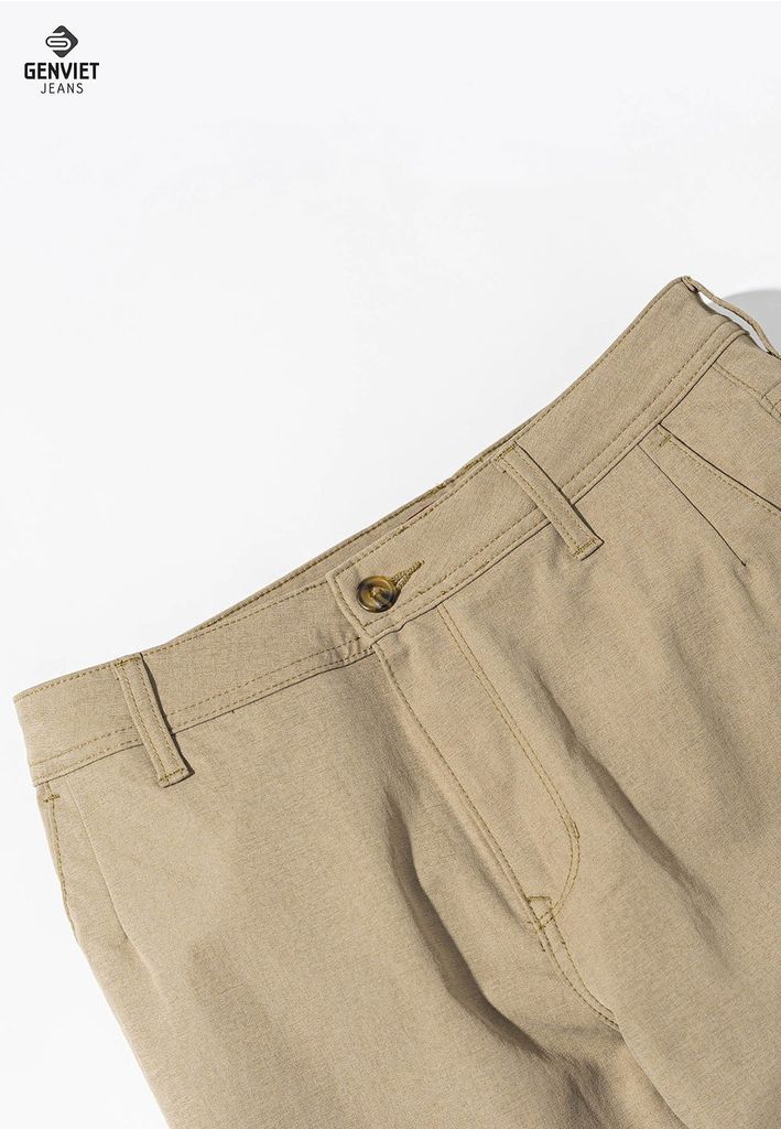 Quần Kaki Nam Ống Col Đứng