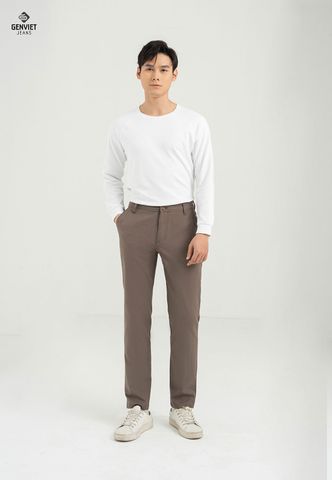 Quần Kaki Nam Ống Col Đứng