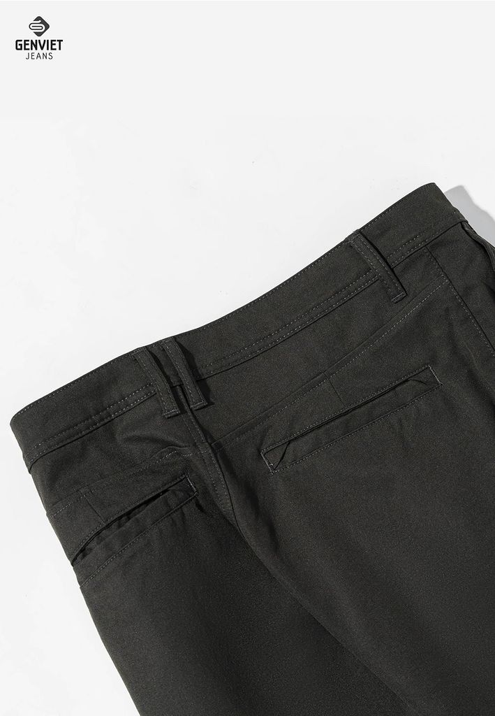 Quần Kaki Nam Ống Col Đứng