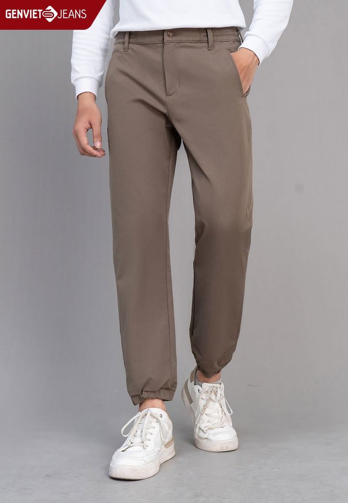Quần Kaki Nam Dáng Jogger