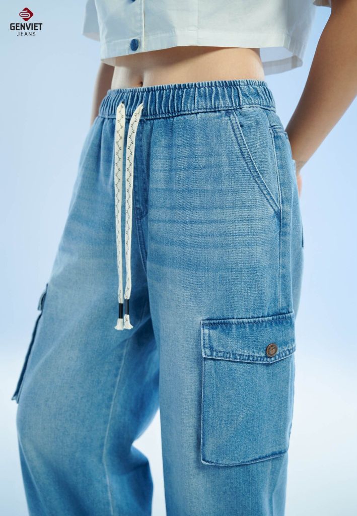 Quần Jeans Nữ Ống Suông