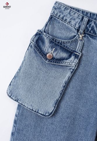 Quần Jeans Nữ Ống Suông