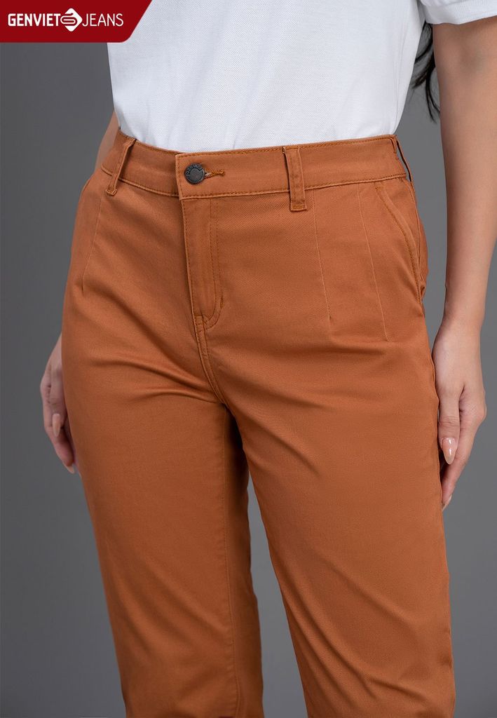 Quần Kaki Nữ Dáng Chinos