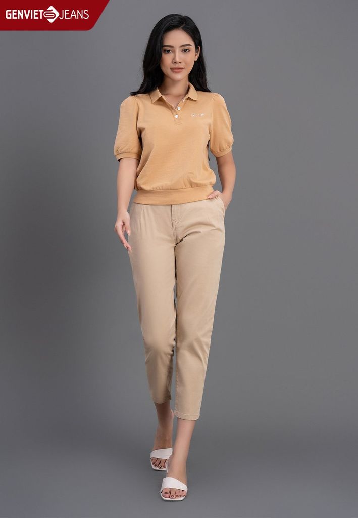 Quần Kaki Nữ Dáng Chinos
