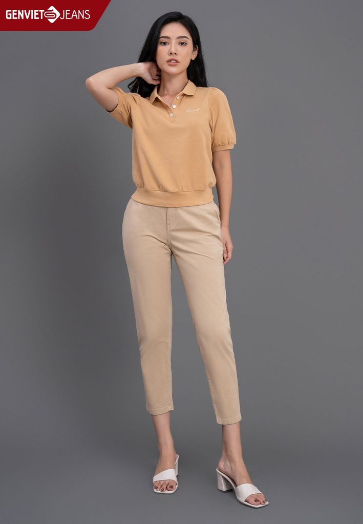 Quần Kaki Nữ Dáng Chinos
