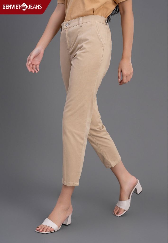 Quần Kaki Nữ Dáng Chinos