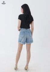 Quần Sooc Jeans Nữ Dáng A