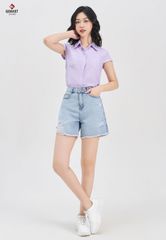 Quần Sooc Jeans Nữ Dáng A