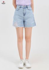Quần Sooc Jeans Nữ Dáng A